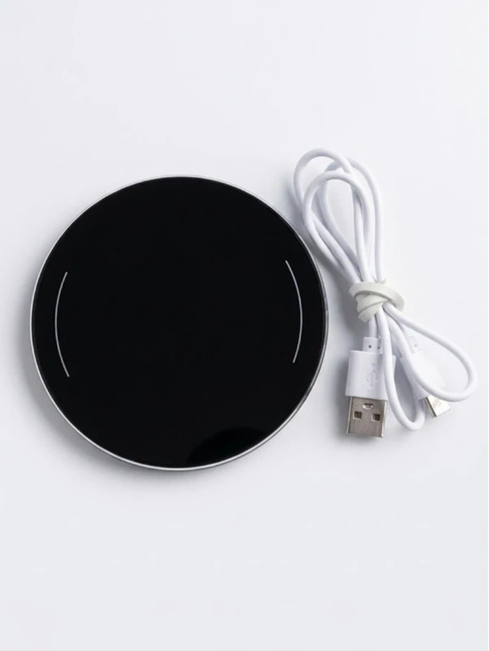 TOZO W1 10W Qi Fast Wireless Charging Pad Black w/ USB-C Cable Tested